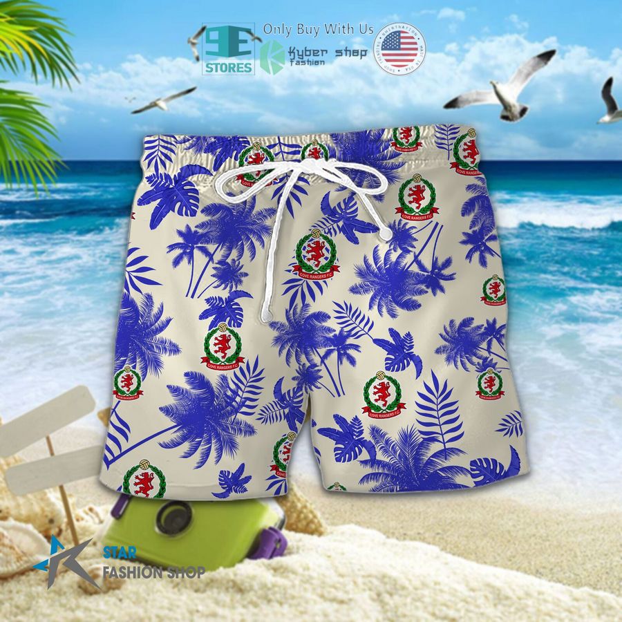 cove rangers f c logo palm tree hawaiian shirt shorts 2 41837