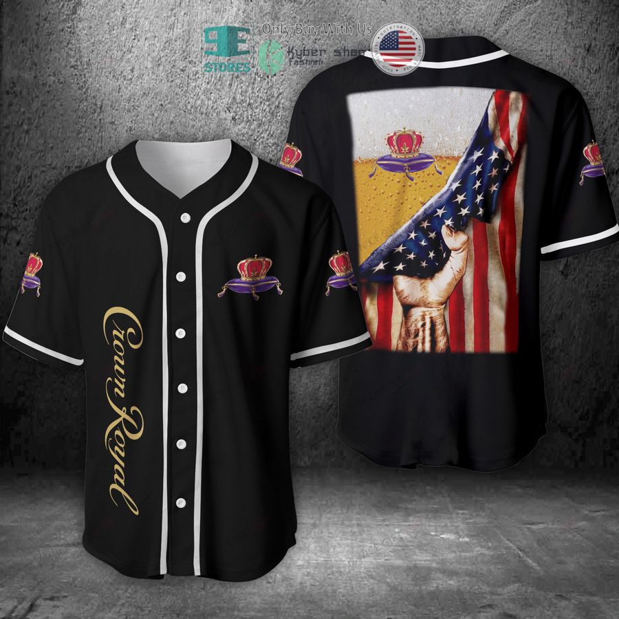 crown royal beer united states flag baseball jersey 1 40854