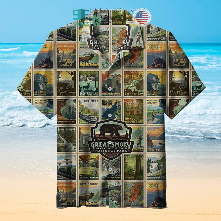 destinations great smoky mountains hawaiian shirt 1 22416