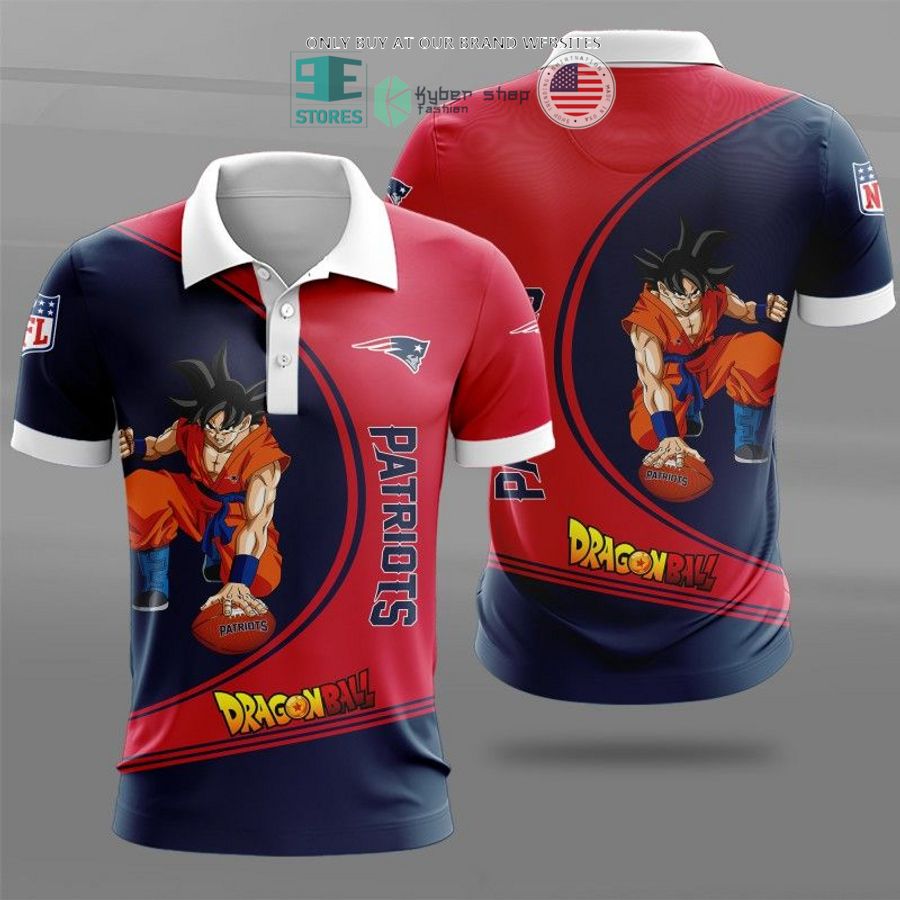 dragon ball son goku new england patriots red blue 3d shirt hoodie 1 13282