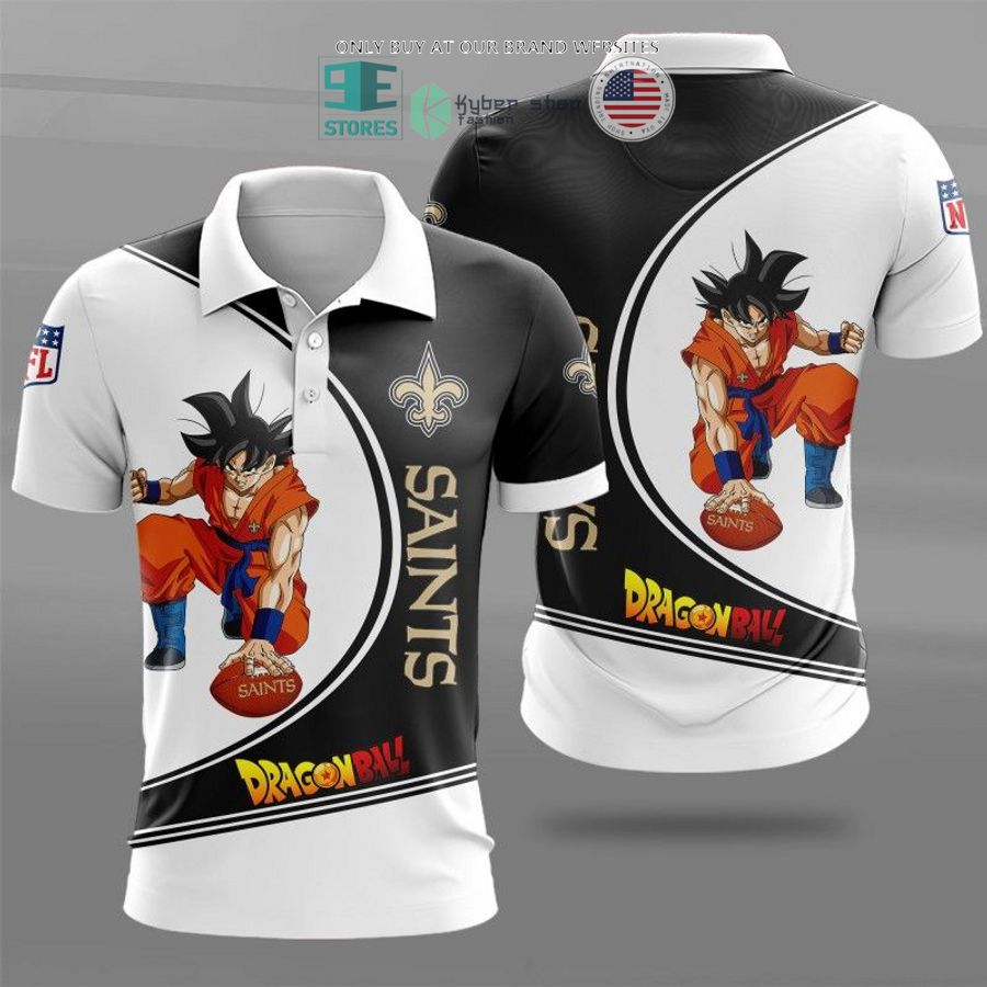 dragon ball son goku new orleans saints white black 3d shirt hoodie 1 23020