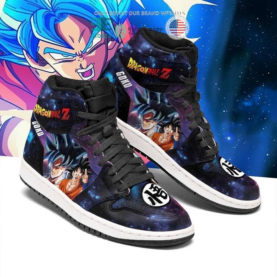 dragon ball z son goku galaxy air jordan high top shoes 1 71660