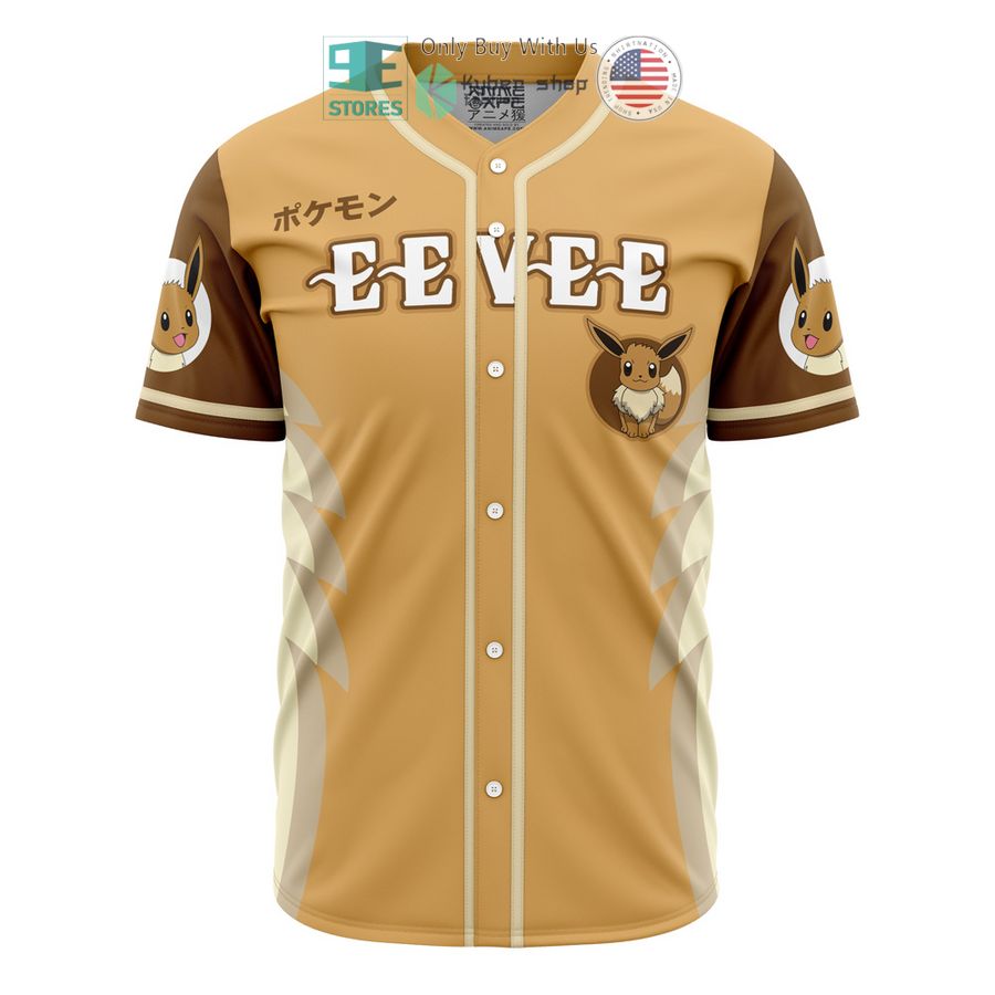 eevee eeveelution pokemon baseball jersey 1 1725