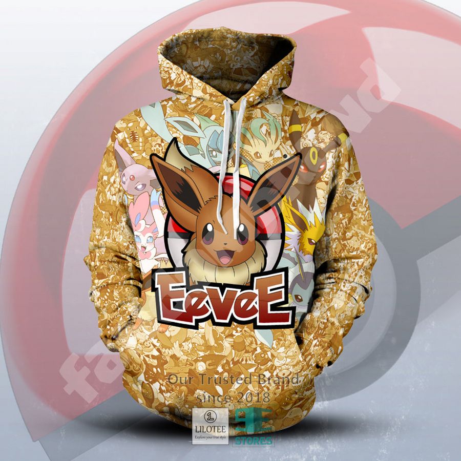 eevee pokemon 3d hoodie 1 12994