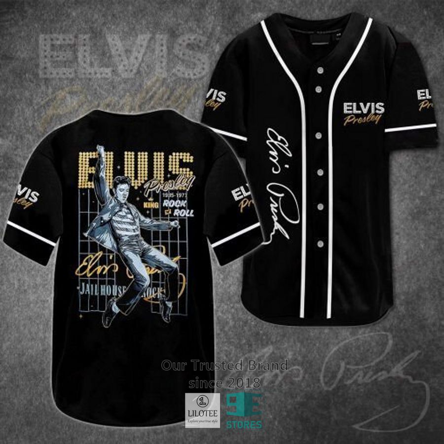 elvis presley king rock n roll baseball jersey 1 98895