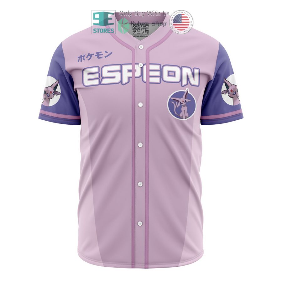 espeon eeveelution pokemon baseball jersey 2 50213