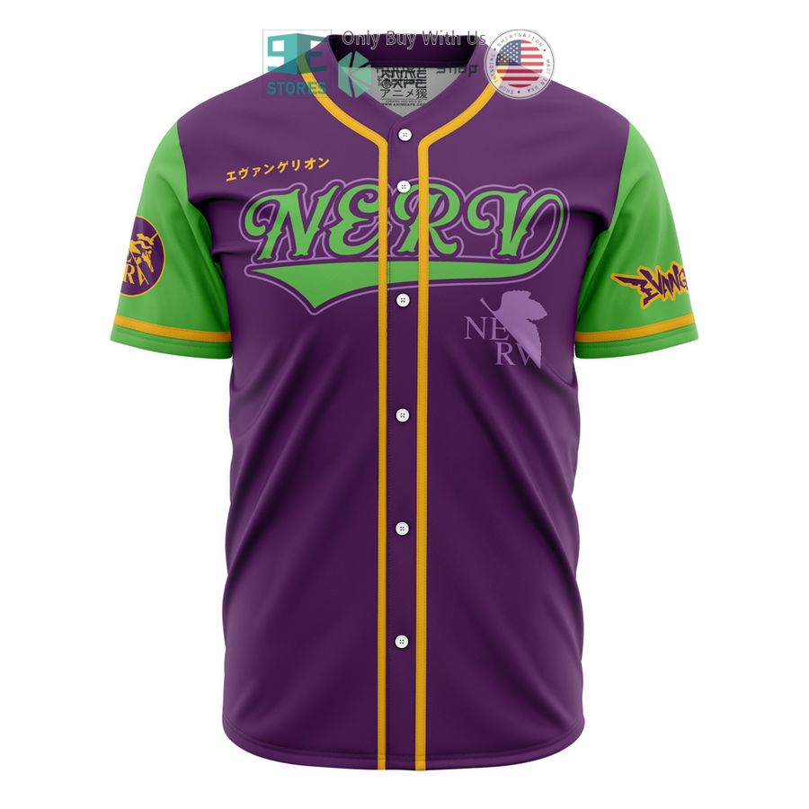 eva 01 nerv evangelion baseball jersey 1 88303