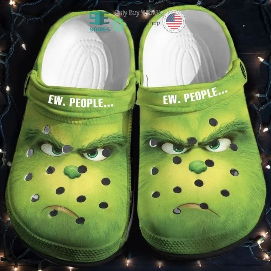 ew people grinch face crocs crocband clog 1 62223