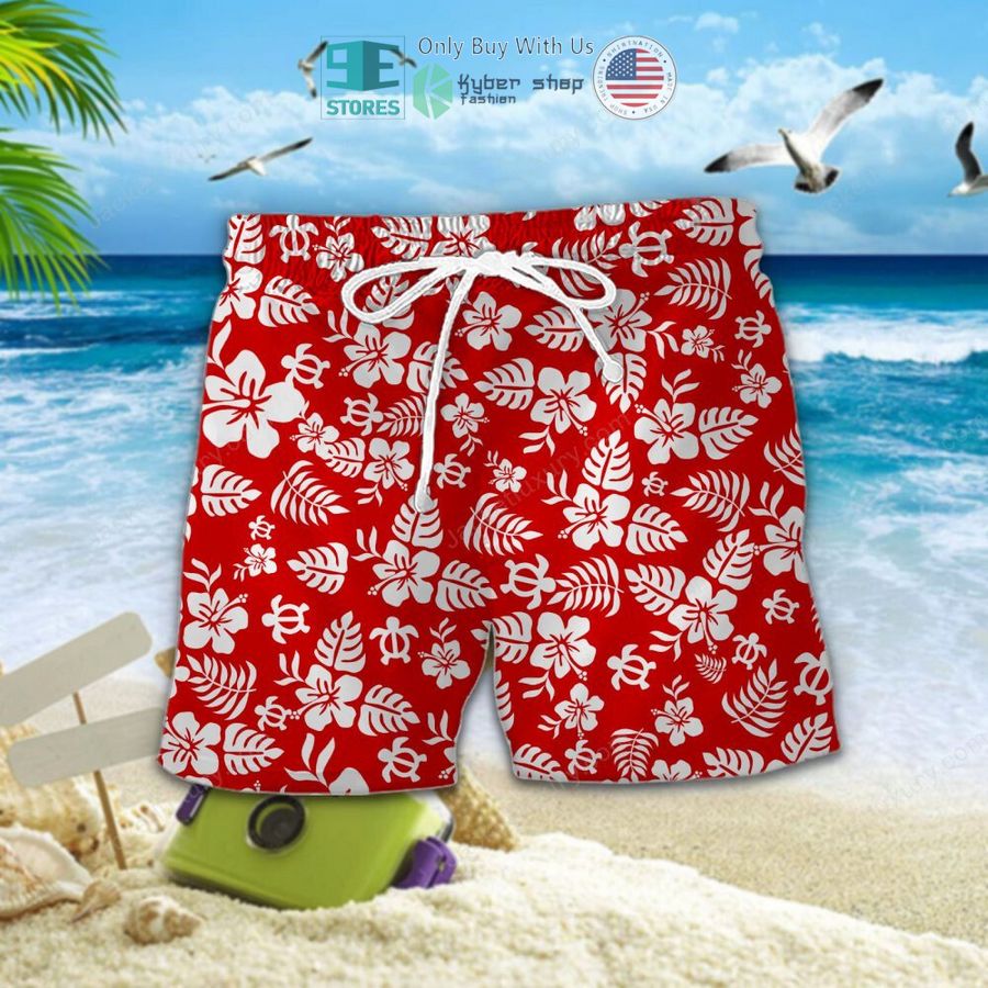 exeter city red hawaiian shirt shorts 2 71441