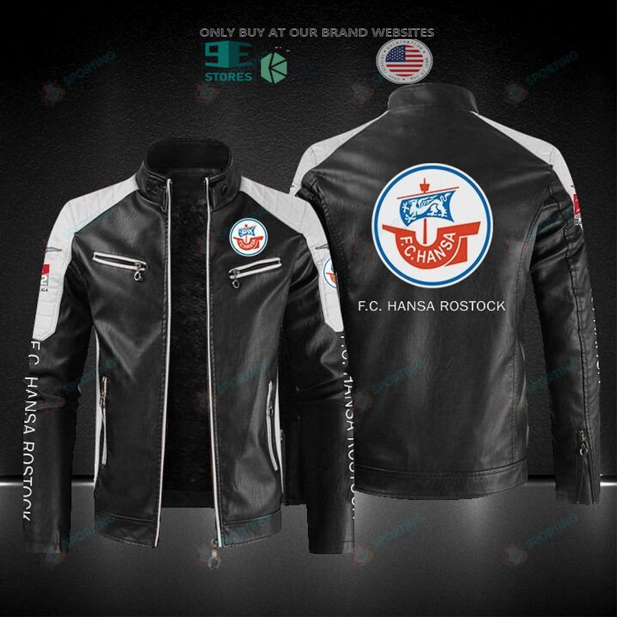 fc hansa rostock block leather jacket 1 49950