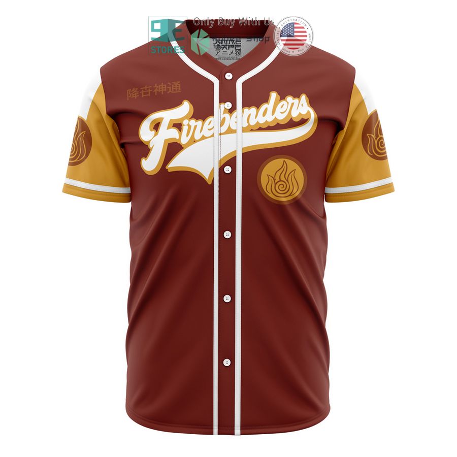 firebenders avatar baseball jersey 2 59048