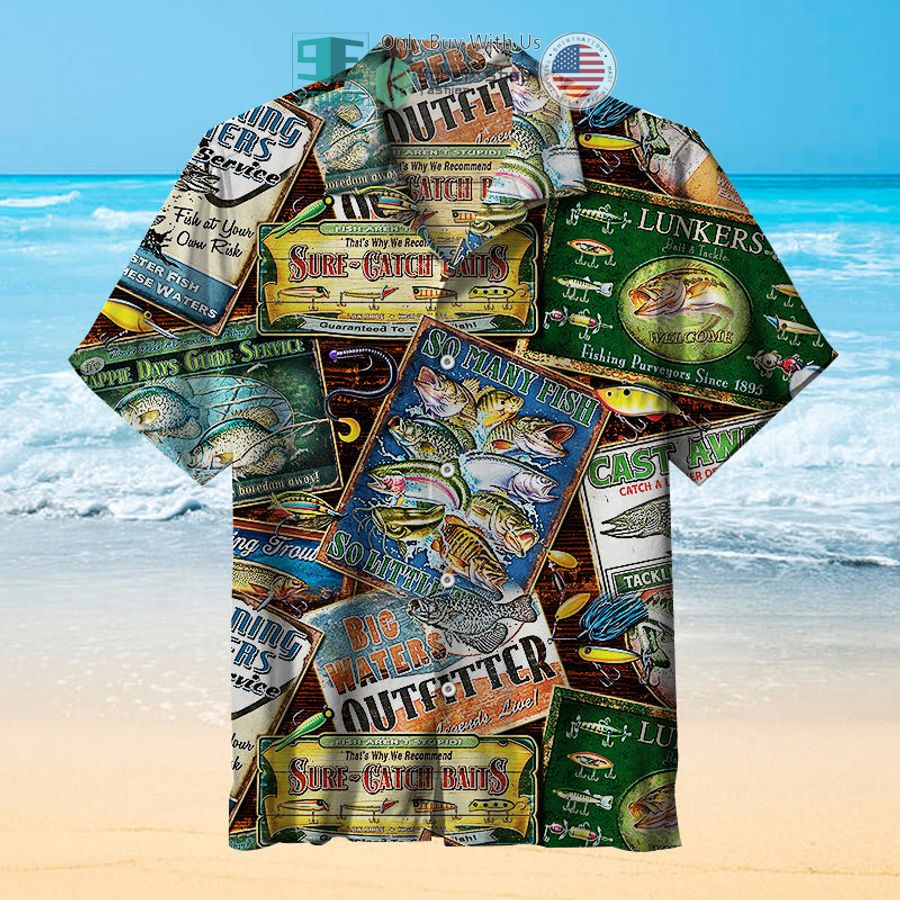 fish signs hawaiian shirt 1 17845