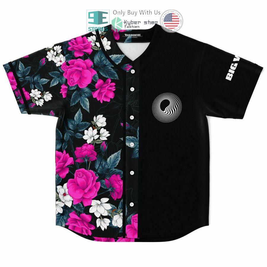 flowers big wild baseball jersey 2 56650