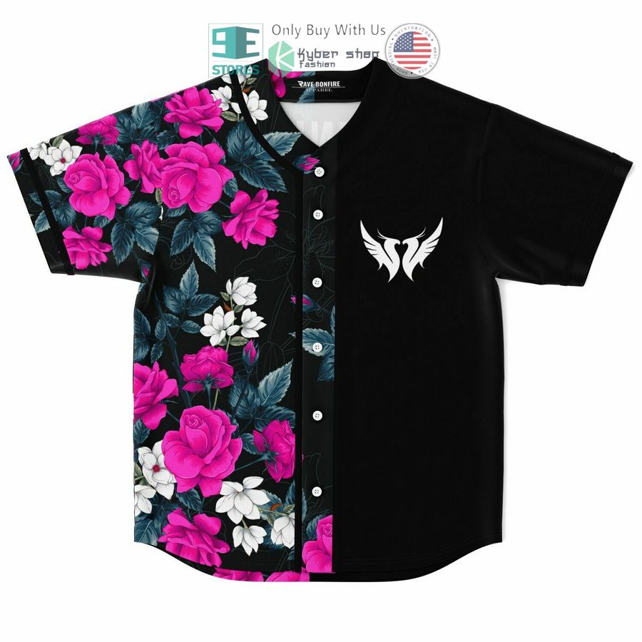 flowers illenials baseball jersey 1 29300