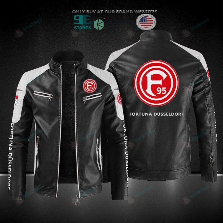 fortuna dusseldorf block leather jacket 1 12631