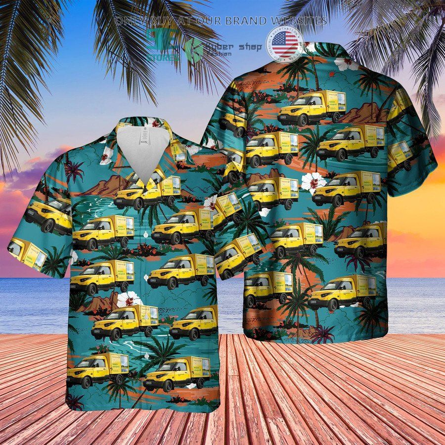 german deutsche post streetscooter hawaiian shirt 2 8723