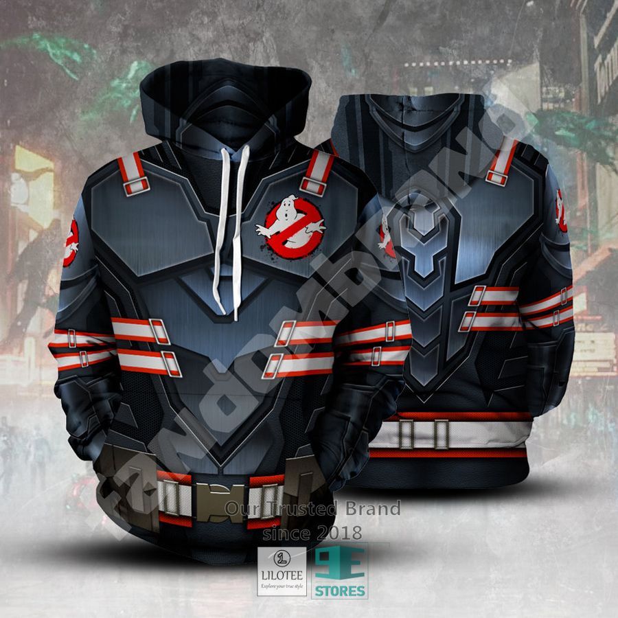 ghostbusters gray 3d hoodie 1 21769