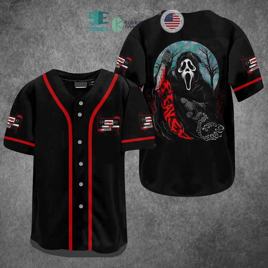 ghostface horror movie baseball jersey 1 34469