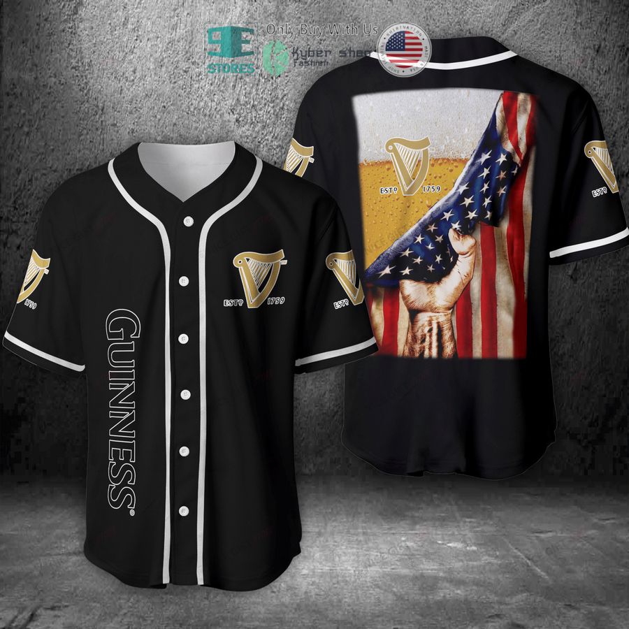 guinness beer united states flag baseball jersey 1 67973