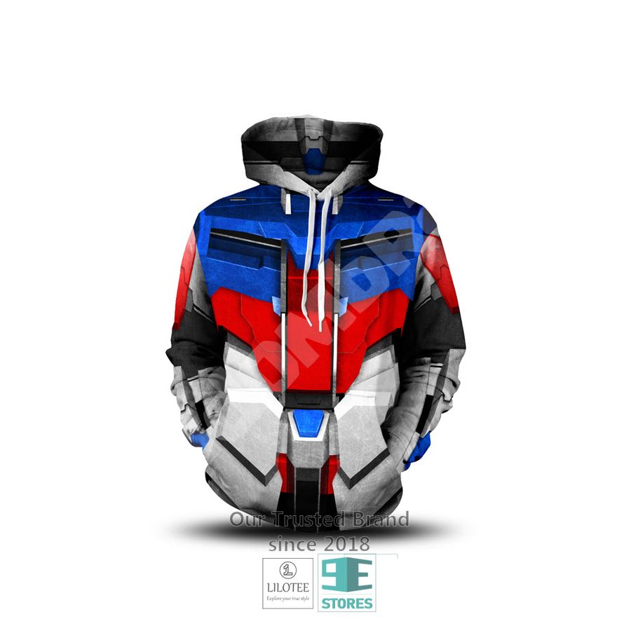 gundam build 3d hoodie 2 11397