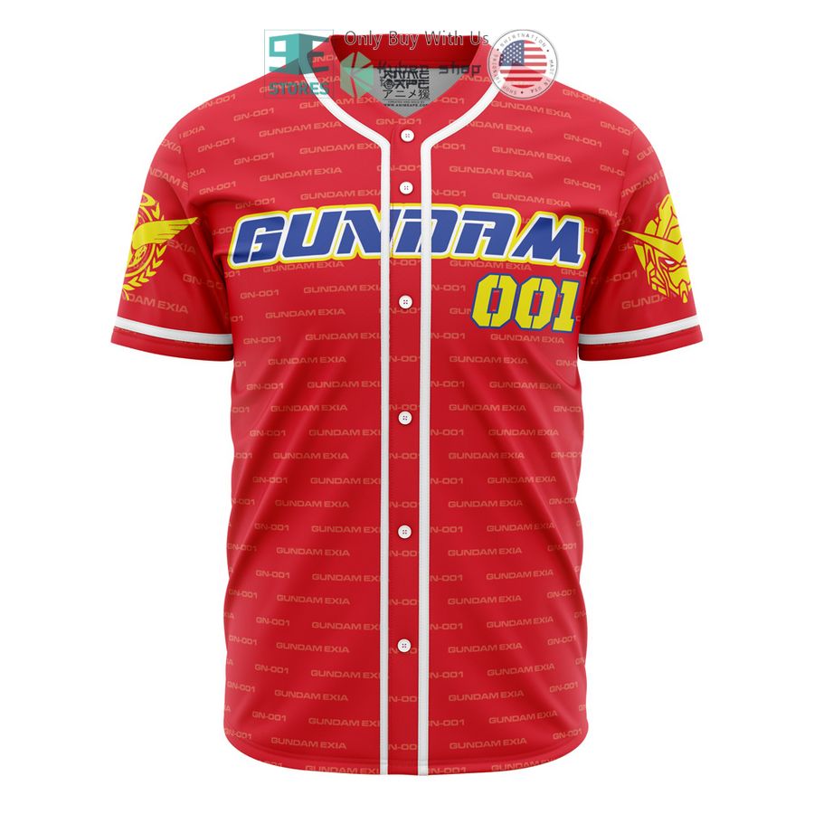 gundam exia baseball jersey 1 96889