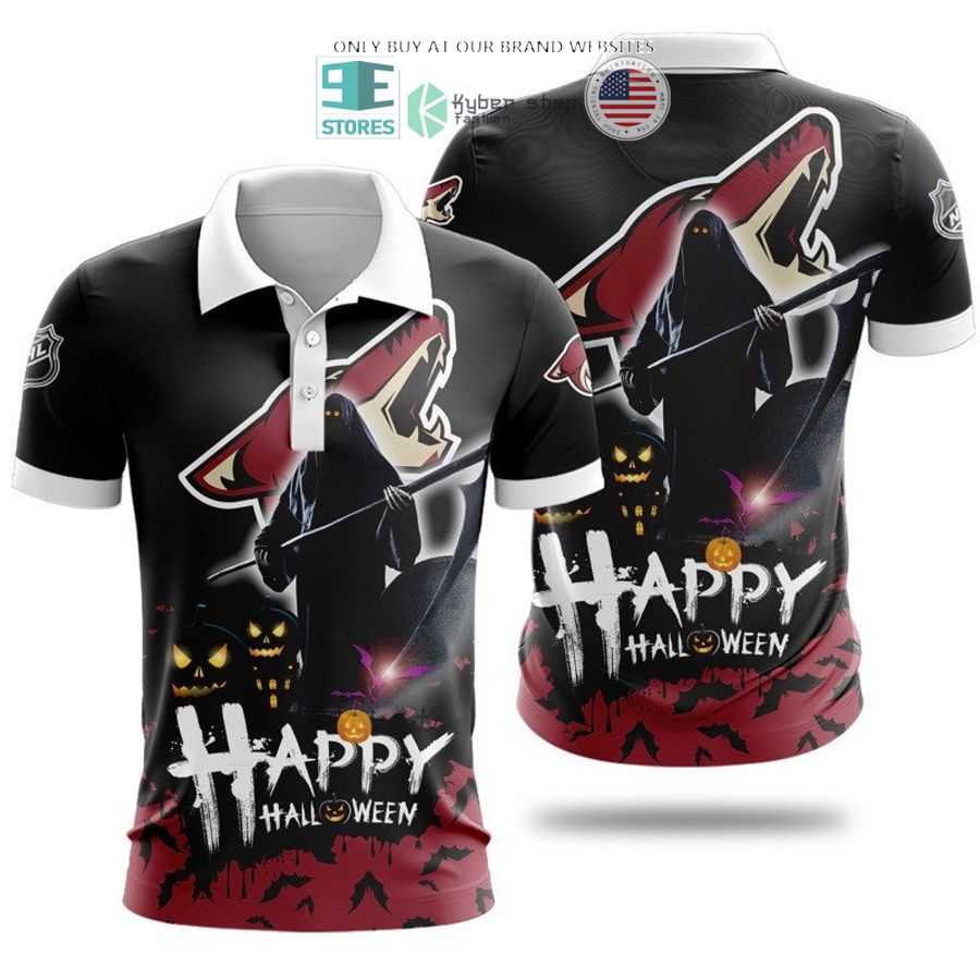 happy halloween grim reaper arizona coyotes 3d shirt hoodie 1 28159