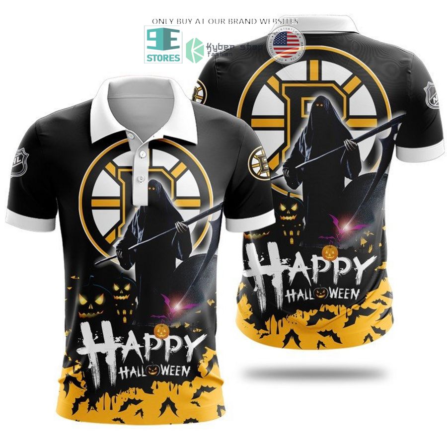 happy halloween grim reaper boston bruins 3d shirt hoodie 1 14332