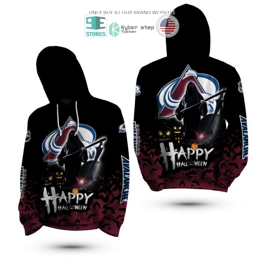 happy halloween grim reaper colorado avalanche 3d shirt hoodie 2 10100