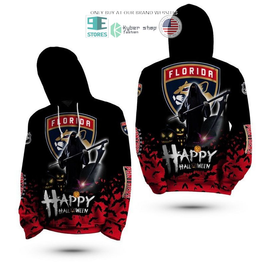 happy halloween grim reaper florida panthers 3d shirt hoodie 2 42755