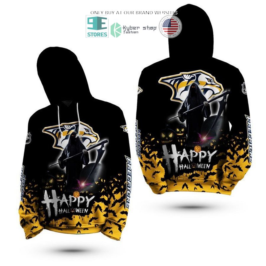 happy halloween grim reaper nashville predators 3d shirt hoodie 2 35156