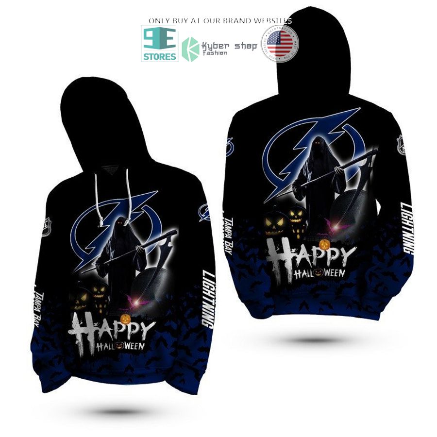 happy halloween grim reaper tampa bay lightning 3d shirt hoodie 2 94904