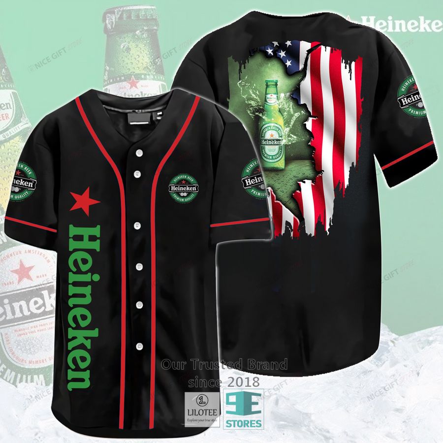 heineken baseball jersey 1 86104