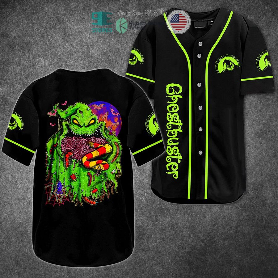 horror movie ghostbuster baseball jersey 1 86346