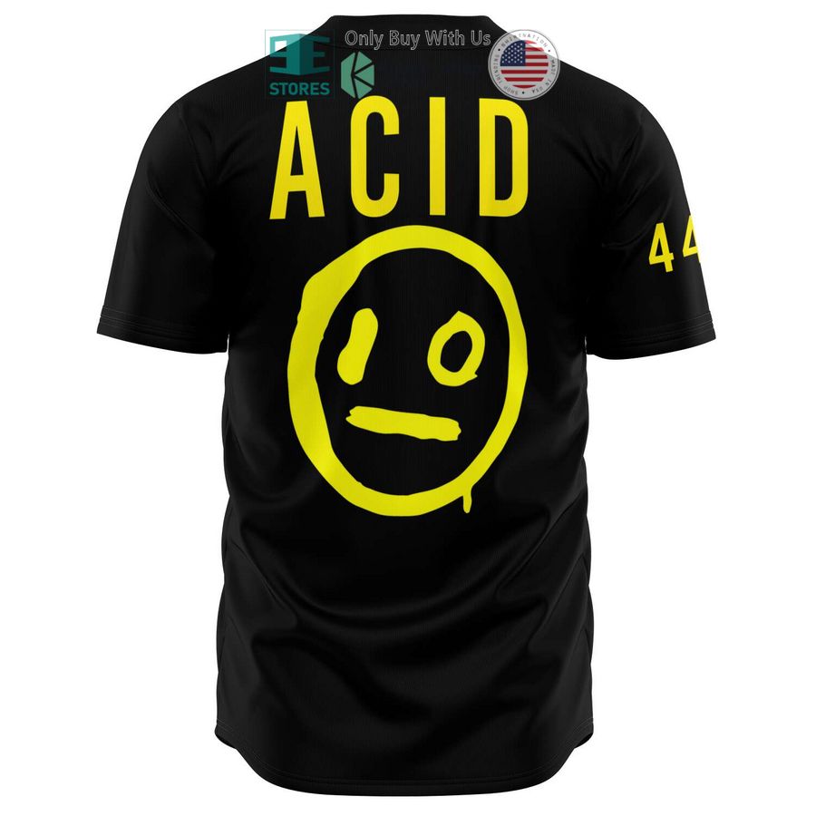 i o acid 444 black baseball jersey 2 86676