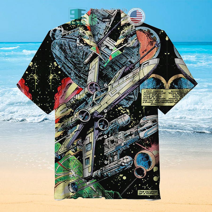 in search of han solo vehicles black hawaiian shirt 1 73637