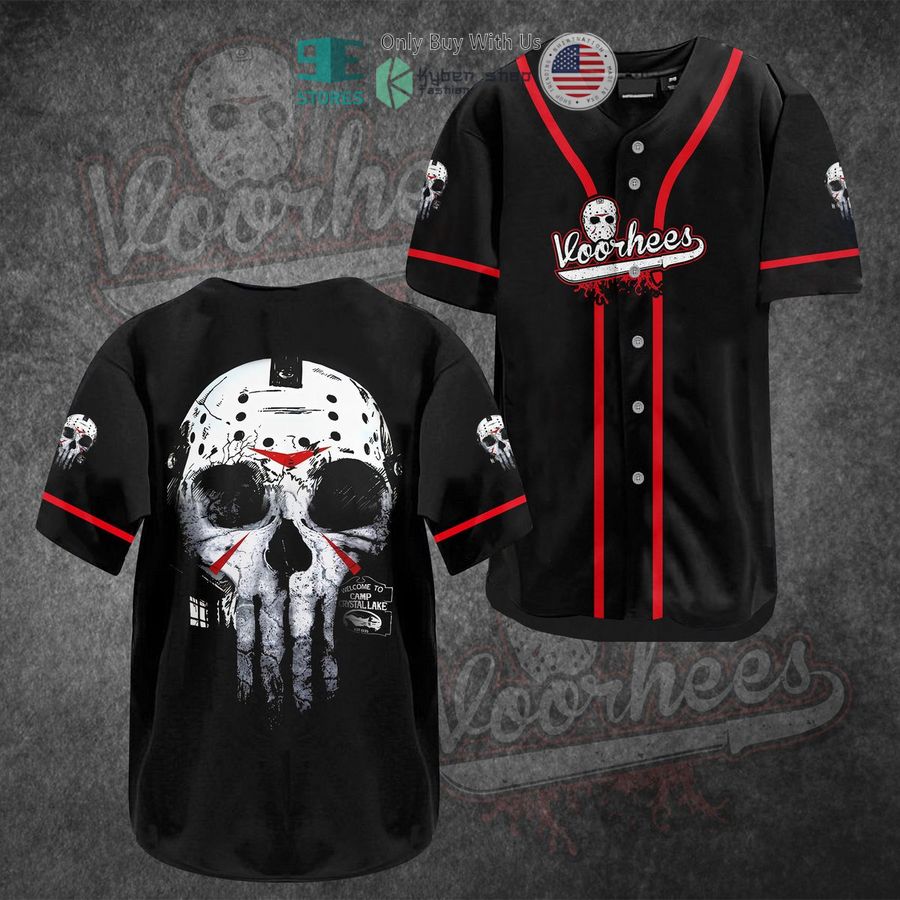 jason voorhees punisher skull baseball jersey 1 78979