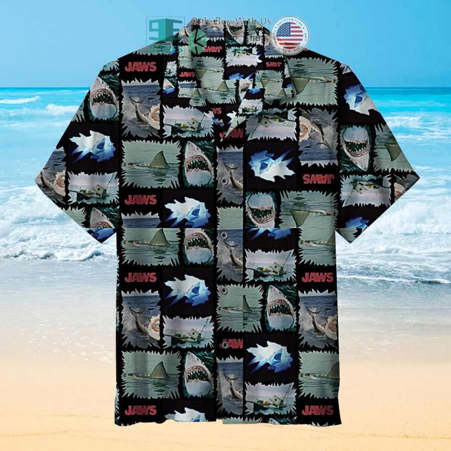 jaws collage hawaiian shirt 1 26533