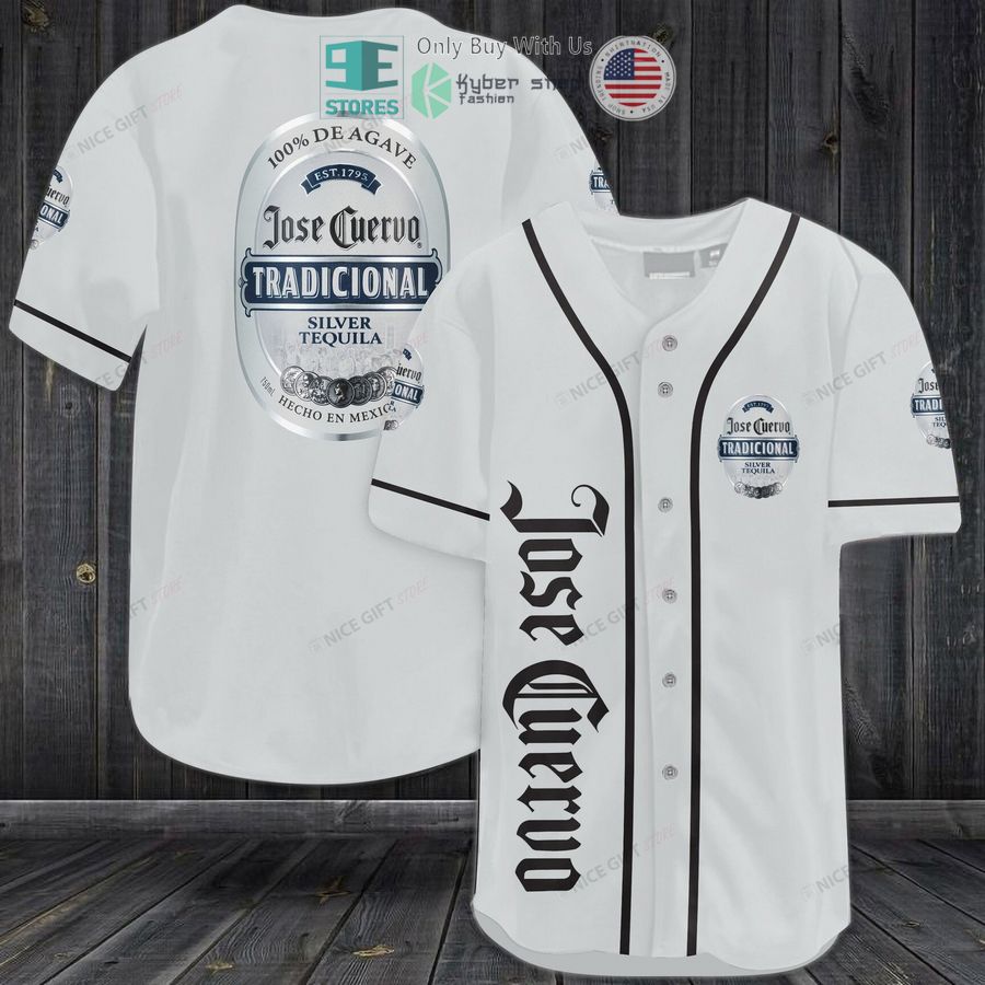 jose cuervo white baseball jersey 1 83773