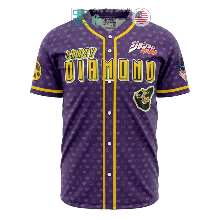 josuke shining diamond jojos bizarre adventure baseball jersey 2 41102