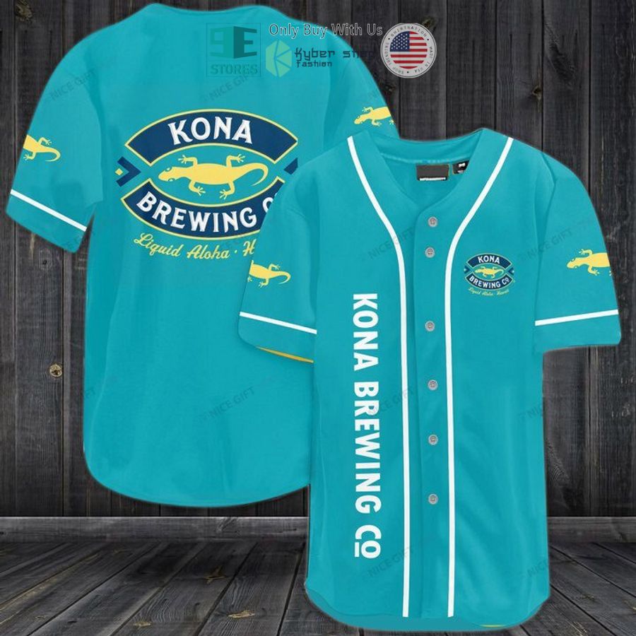 kona brewing blue baseball jersey 1 71654