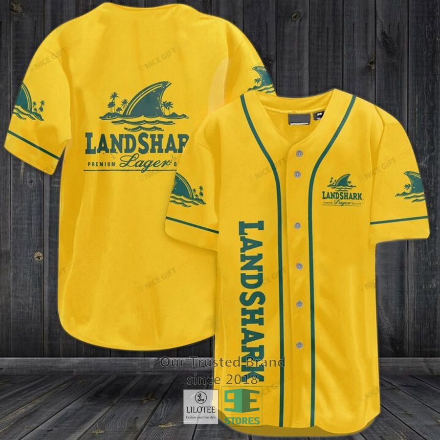 landshark lager baseball jersey 1 90099