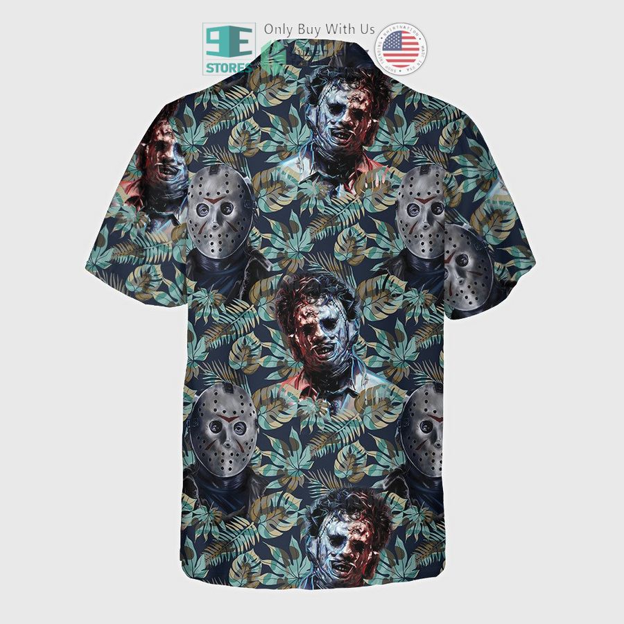 leatherface jason voorhees tropical hawaiian shirt 2 4635