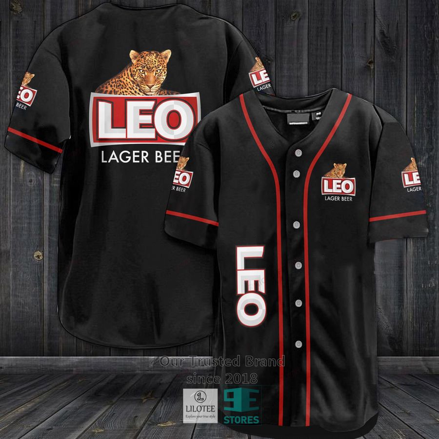 leo lager beer baseball jersey 1 12811