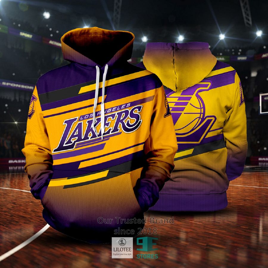 los angeles lakers 3d hoodie 1 69910