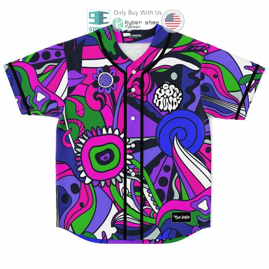 lost minds trippy baseball jersey 1 24197