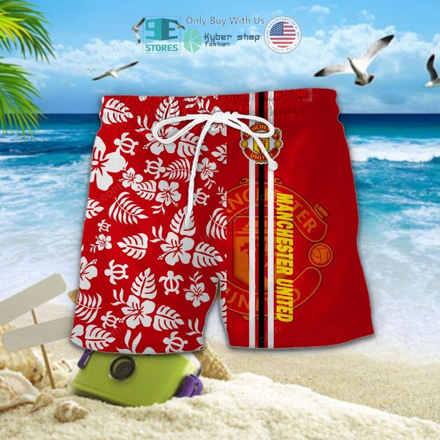 manchester united hawaiian shirt shorts 2 23175