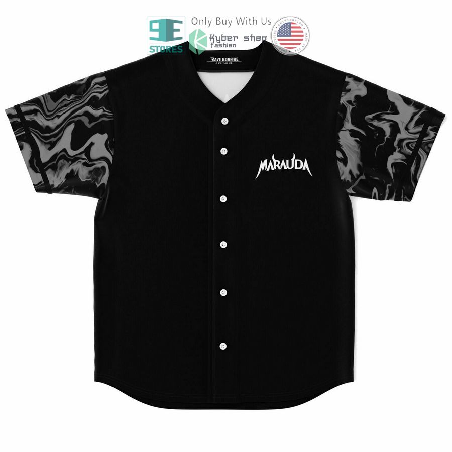 marauda black baseball jersey 1 76696