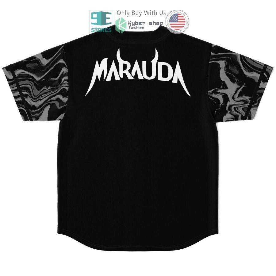 marauda black baseball jersey 2 70091