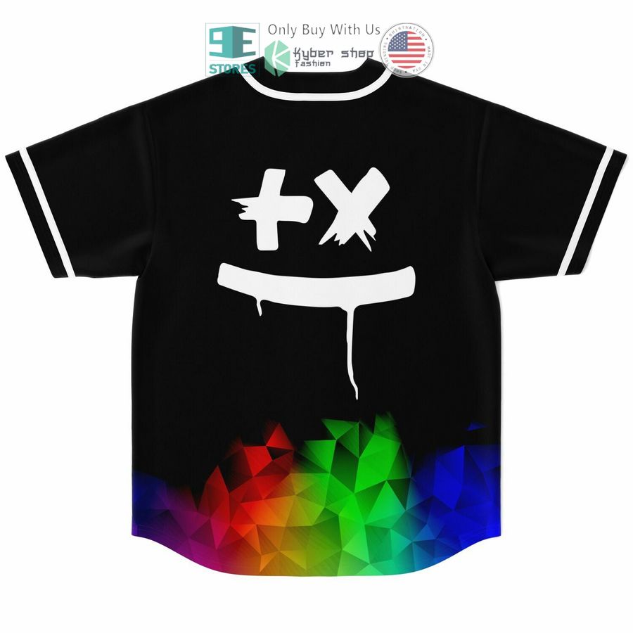 martin garrix logo black multicolor baseball jersey 2 23987