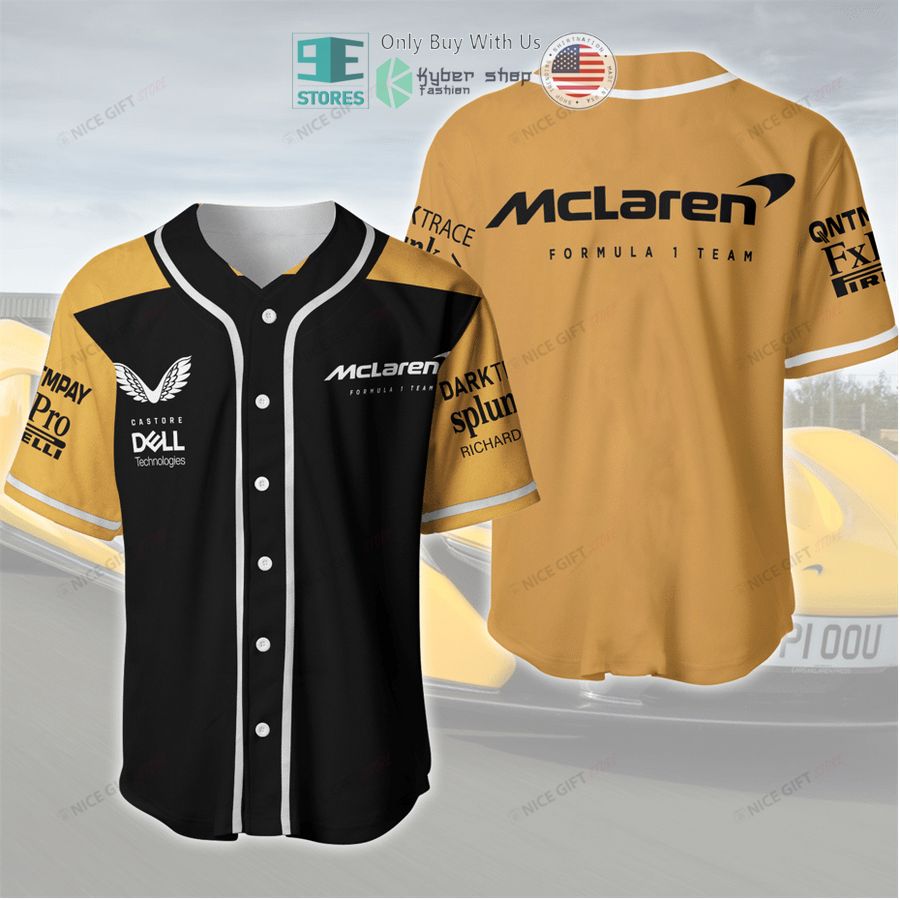 mclaren formula 1 team black baseball jersey 1 1278